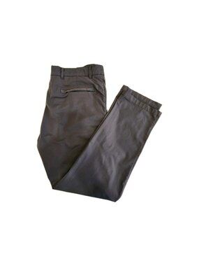 Twillory Pants Trim Gray Performance Technical Stretch Chino Golf Casual 36x30